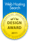 Web Hosting Search Design Award 2011 badge awarded to The Turn Group