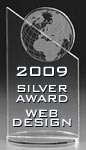 Silver tier Website Design Award badge December 2009