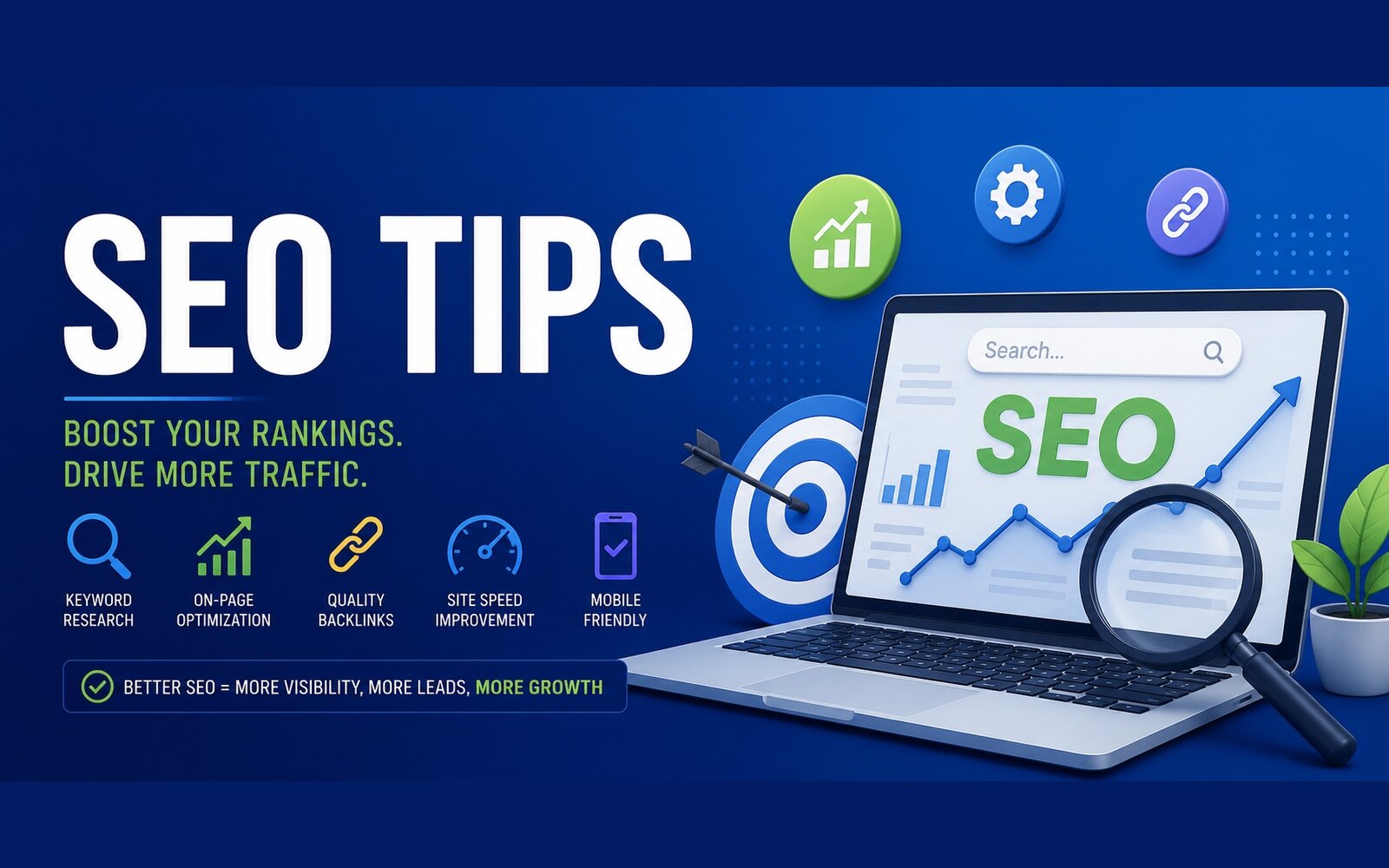 SEO checklist on a clean editorial workspace