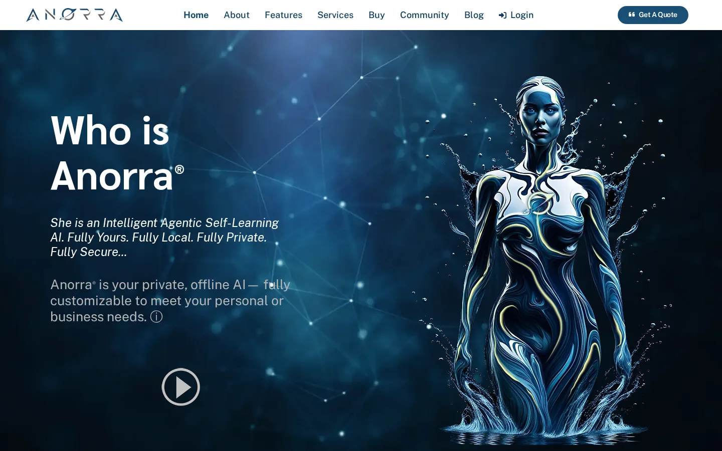 Anorra - luxury brand site