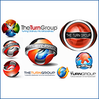 Modern logo design illustration by The Turn Group