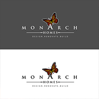 Monarch Homes brand logo design by The Turn Group