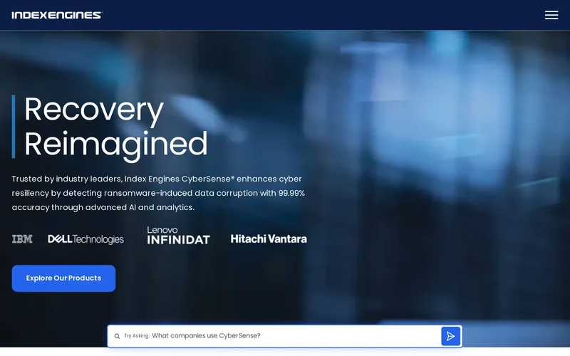 Index Engines website