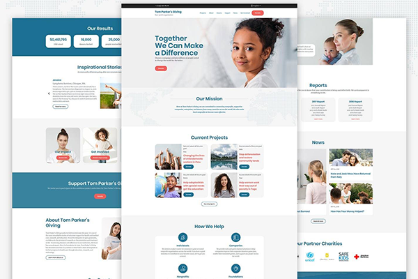 Website Template Design